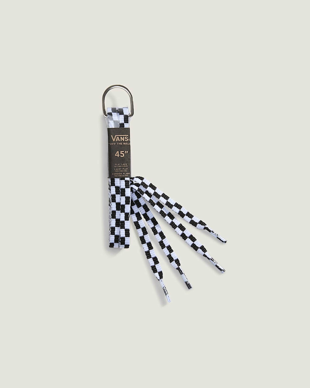 ШНУРКИ VANS LACES CHECKERBOARD BLACK/WHITE