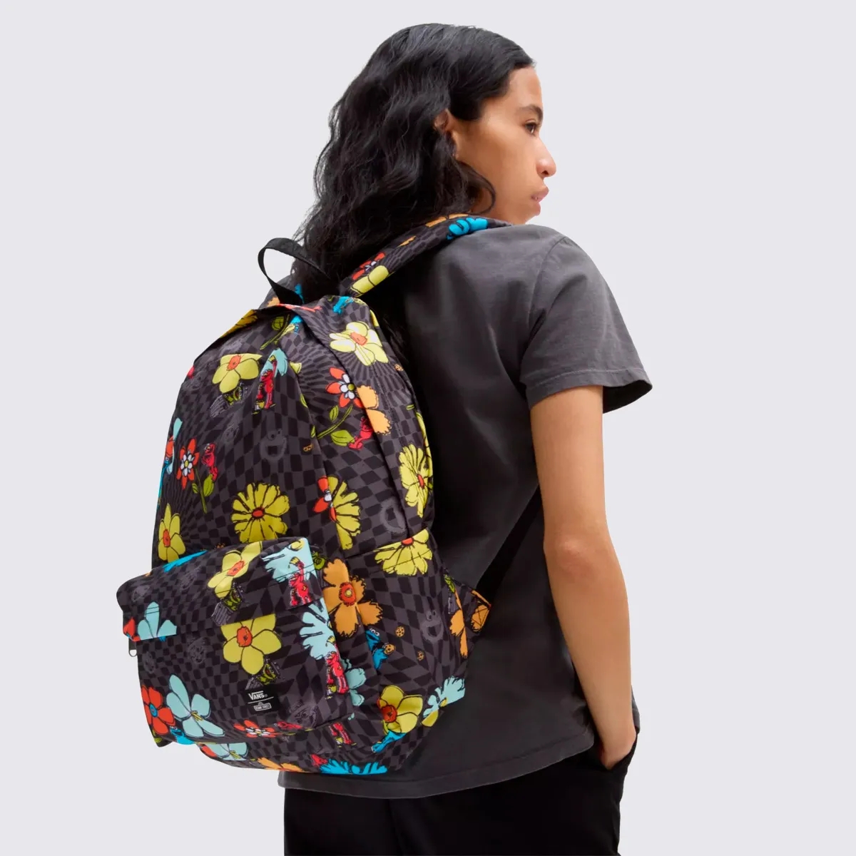 РЮКЗАК SESAME STREET OLD SKOOL IIII BACKPACK SESAME STREET BLACK