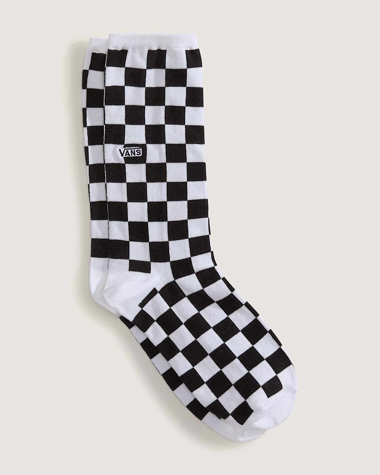 НОСКИ ВЫСОКИЕ VANS TICKER CREW CHECKERBOARD BLACK/WHITE