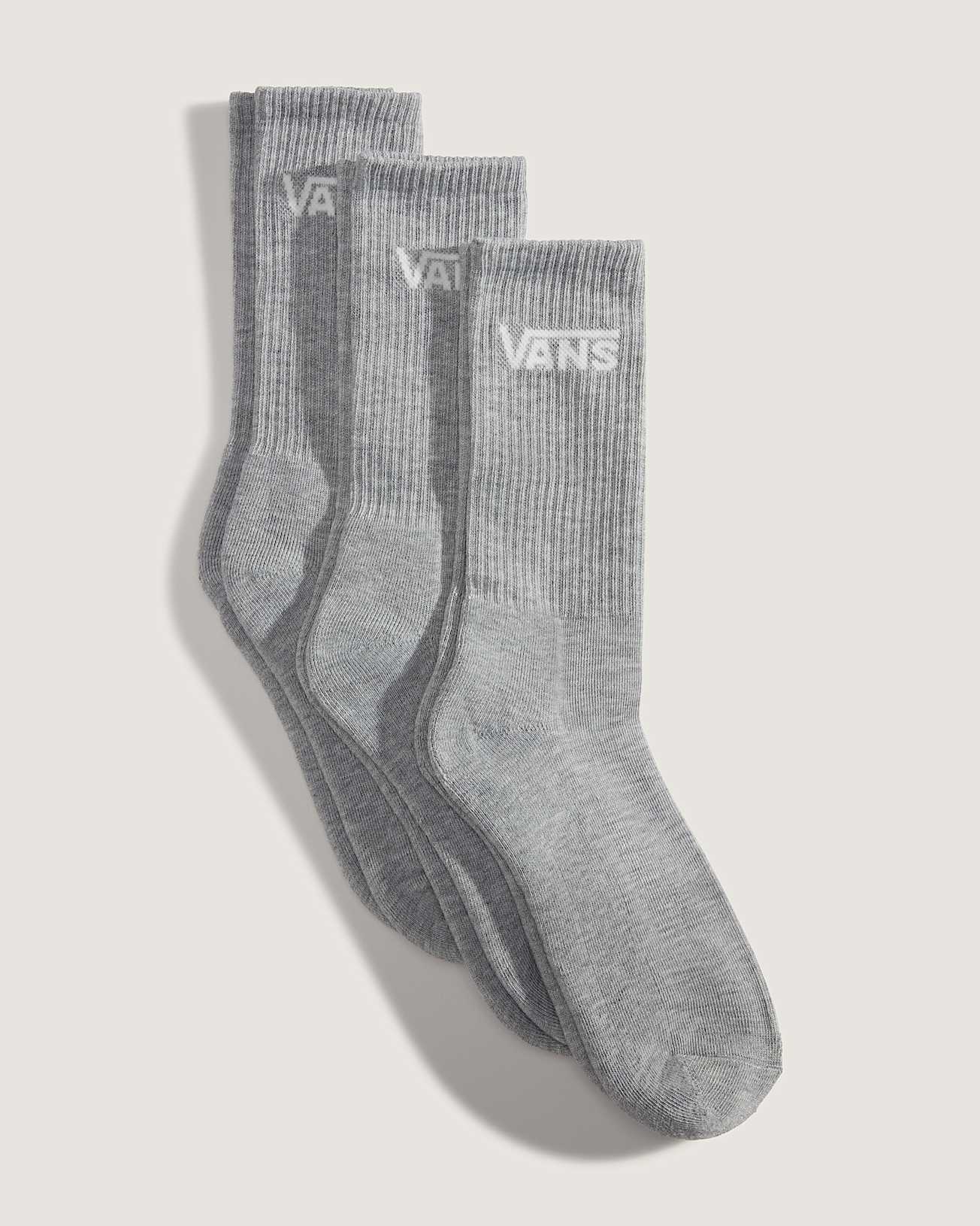 НОСКИ ВЫСОКИЕ VANS CLASSIC CREW ROX HEATHER GREY (3 ПАРЫ)