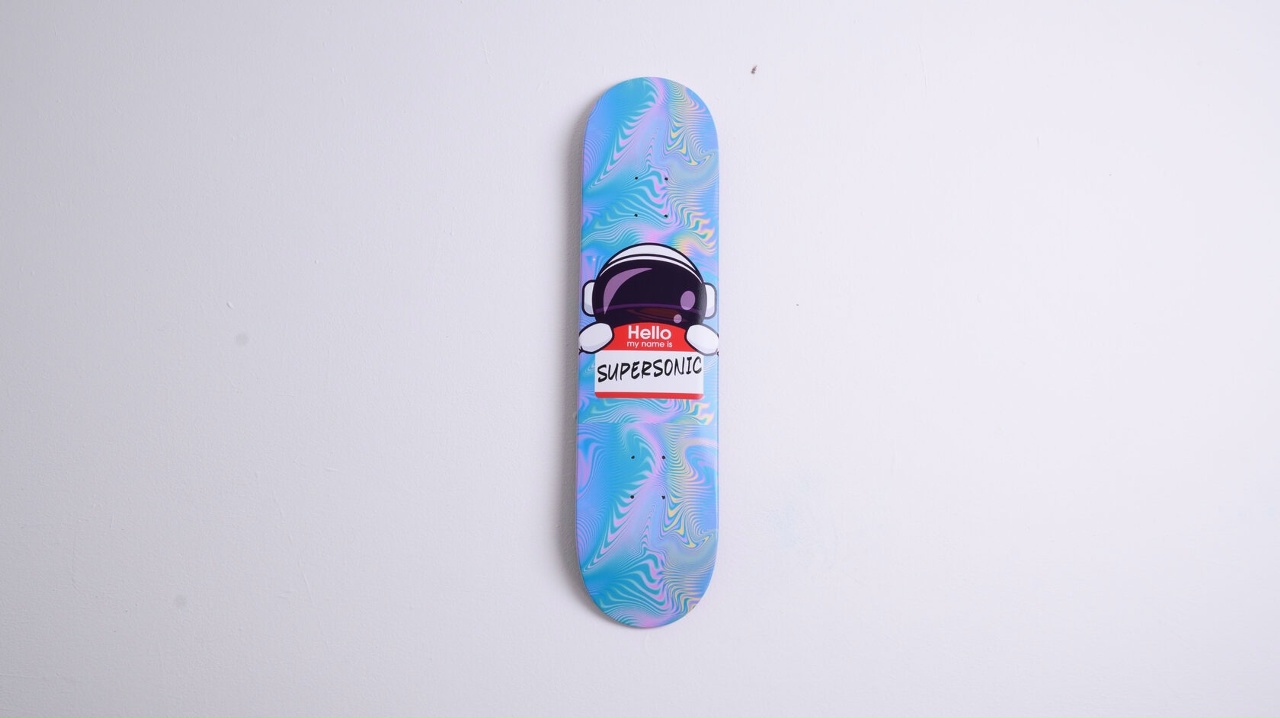 СКЕЙТБОРД-НАБОР SUPERSONIC SPACEMAN POPSICLE 7.5
