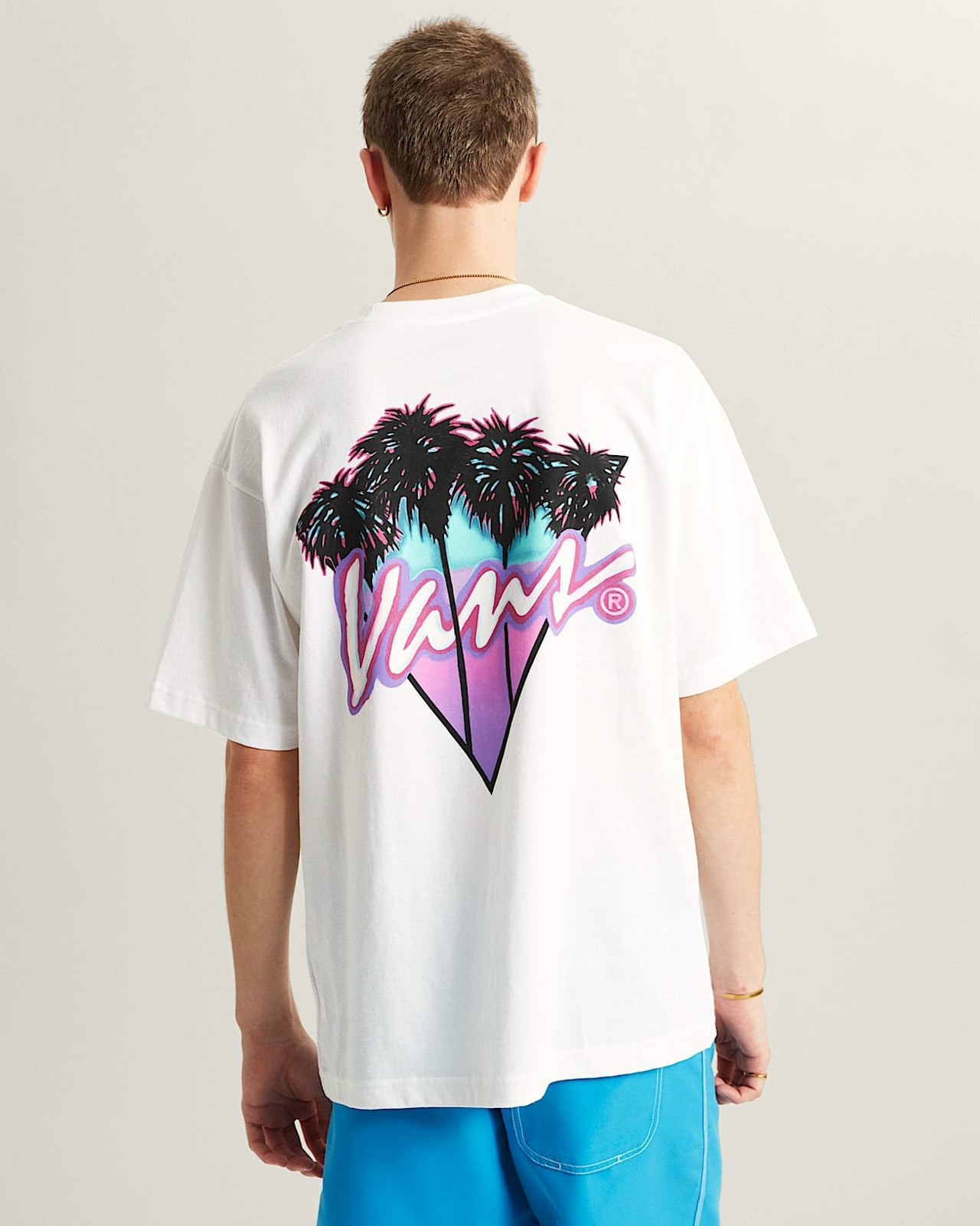 ФУТБОЛКА МУЖ. PALM DRIVE SS TEE WHITE