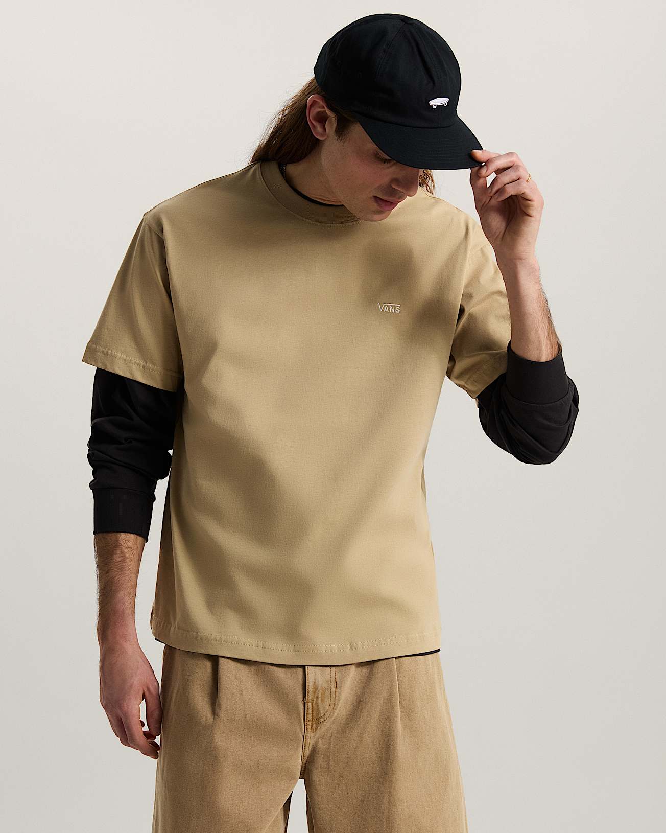 ФУТБОЛКА VANS LEFT CHEST II LOOSE SS INCENSE