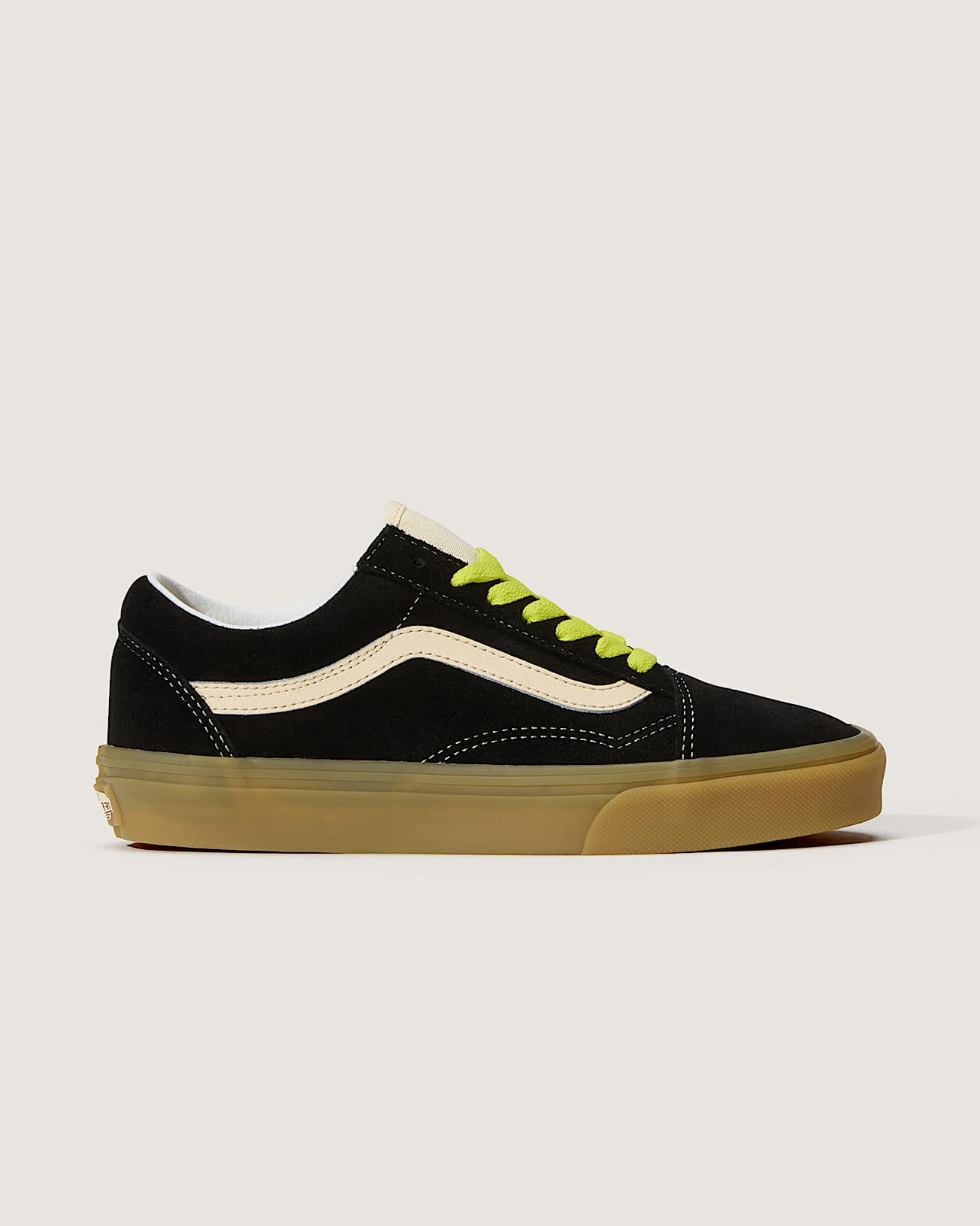 КЕДЫ OLD SKOOL POP LACE BLACK/FLURO LIME
