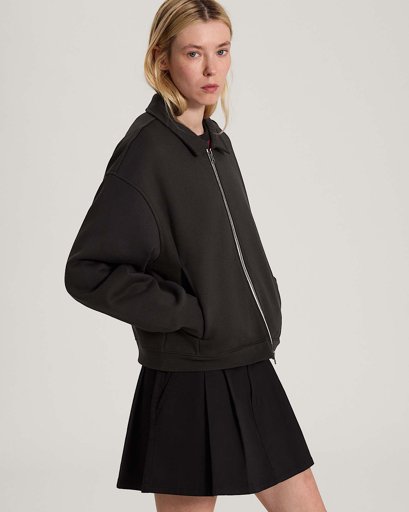 КУРТКА ЖЕН. ALANNA FLEECE JACKET FADED BLACK
