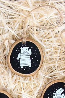 ИГРУШКА ИЗ СРЕЗОВ " МИШКА"