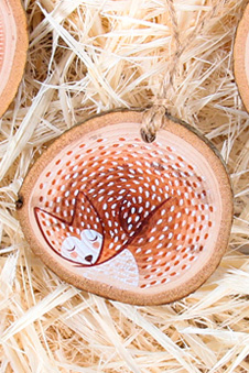 ИГРУШКА ИЗ СРЕЗОВ "ЛИСА"