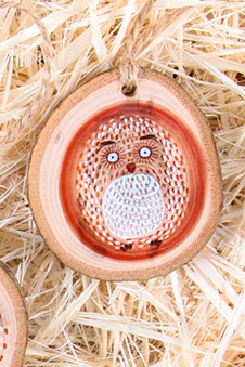 ИГРУШКА ИЗ СРЕЗОВ "СОВА"