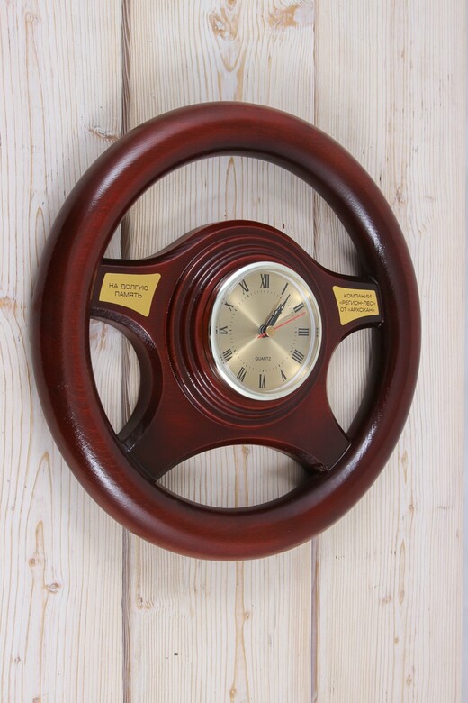 ДЕРЕВЯННЫЕ ЧАСЫ РУЛЬ
