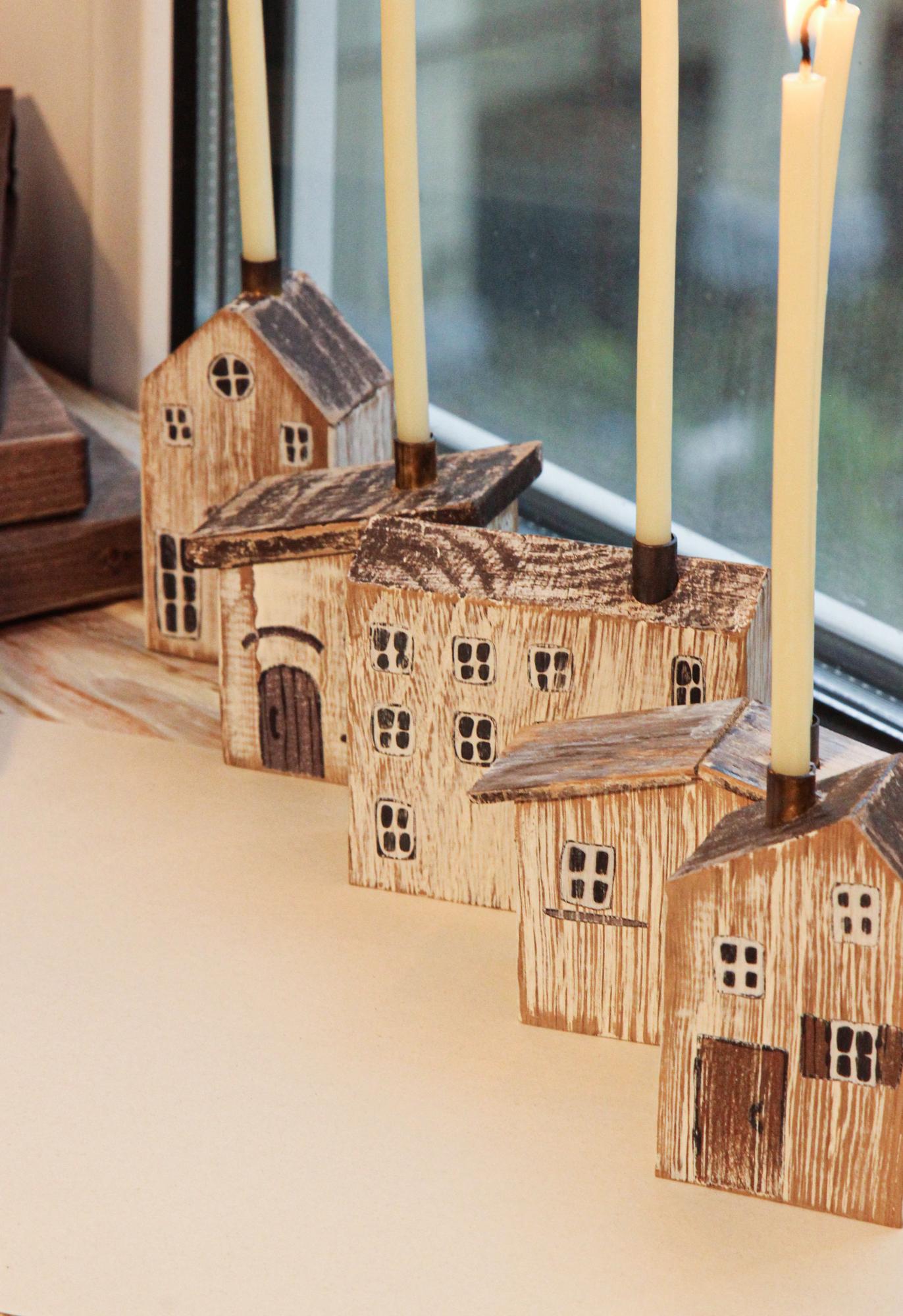 НАБОР ПОДСВЕЧНИКОВ "СТАРЫЙ ГОРОД"