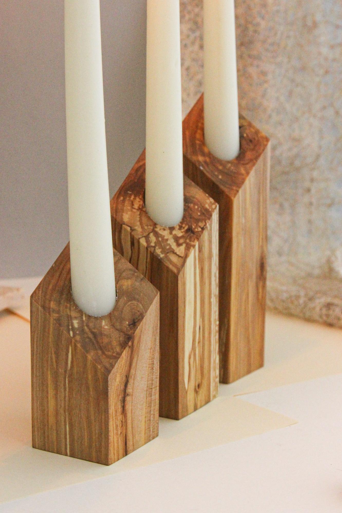 НАБОР СКОШЕННЫХ ПОДСВЕЧНИКОВ