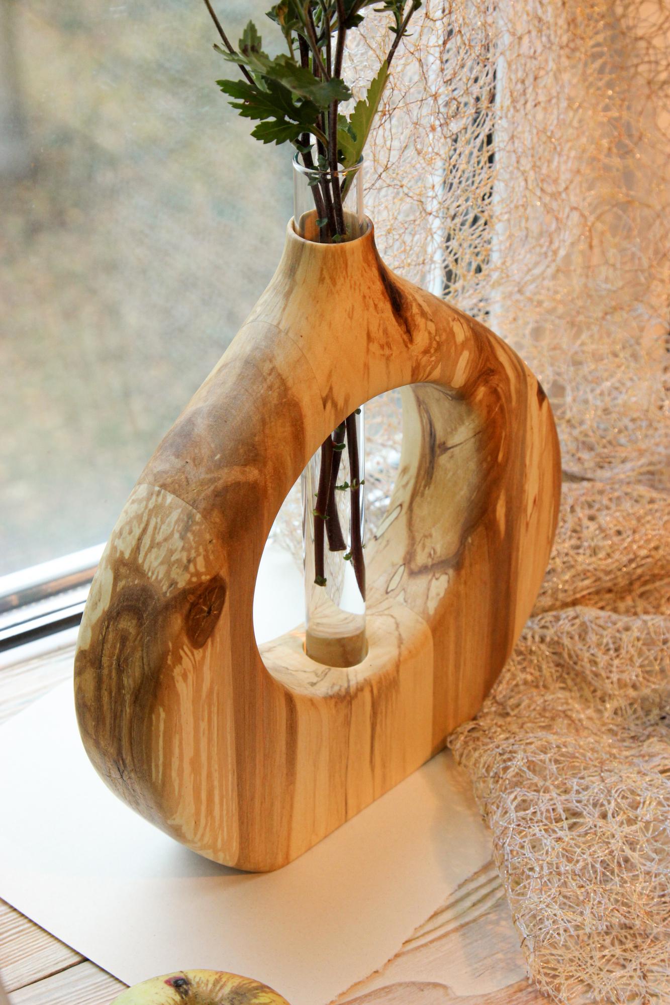 ВАЗА С КОЛБОЙ "КАПЛЯ" БОЛЬШАЯ