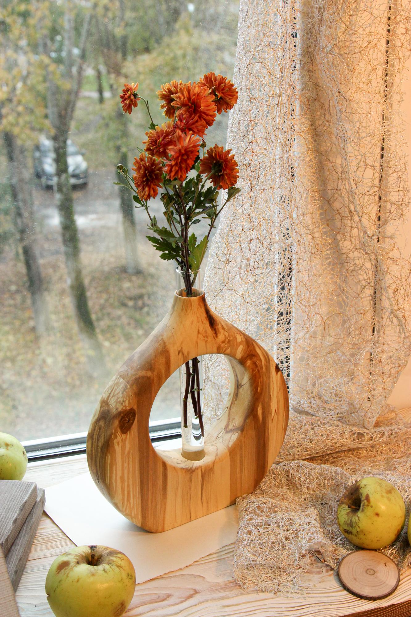 ВАЗА С КОЛБОЙ "КАПЛЯ" БОЛЬШАЯ