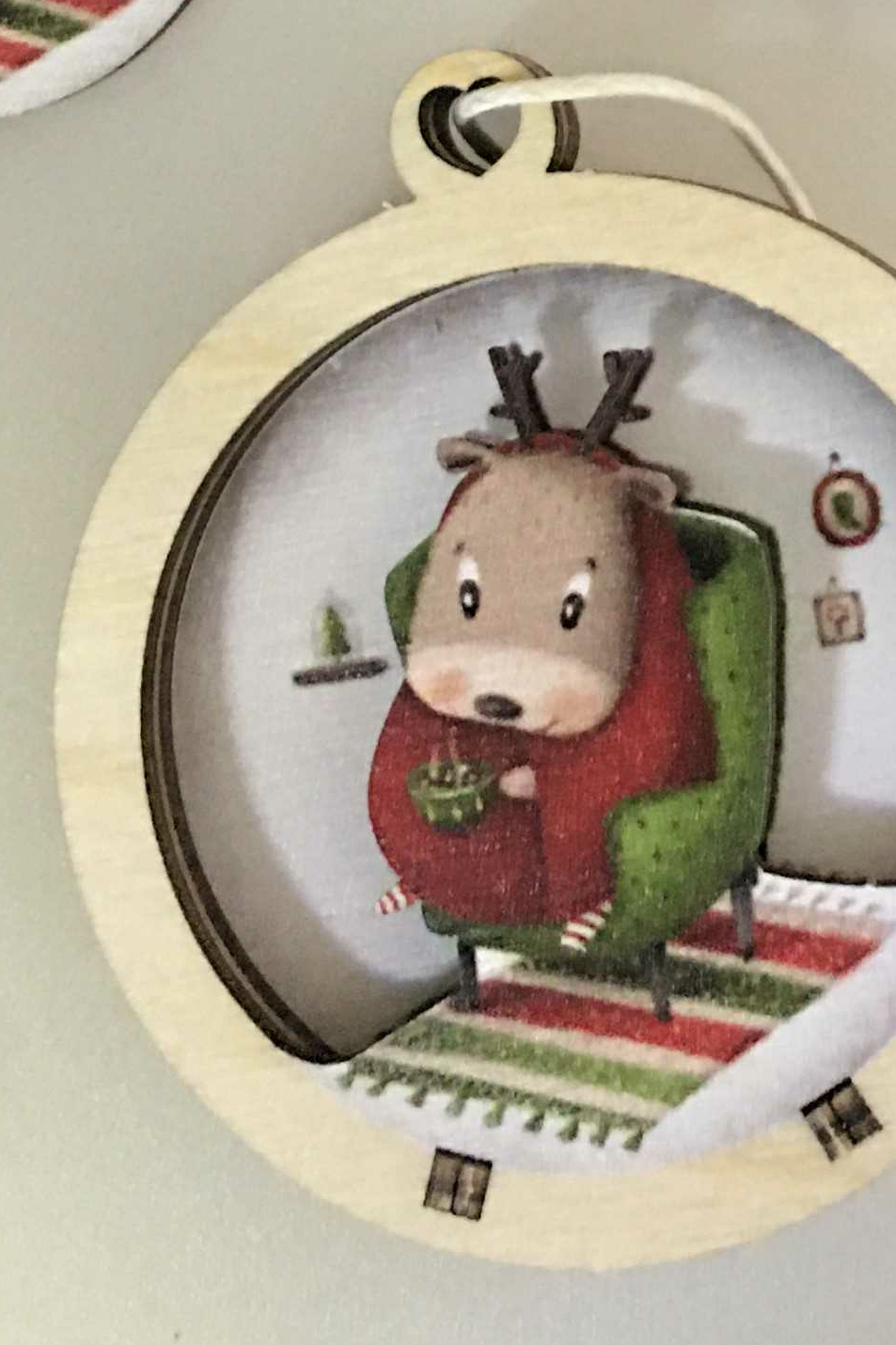 НАБОР ОЛЕНЬ В ШАРИКЕ