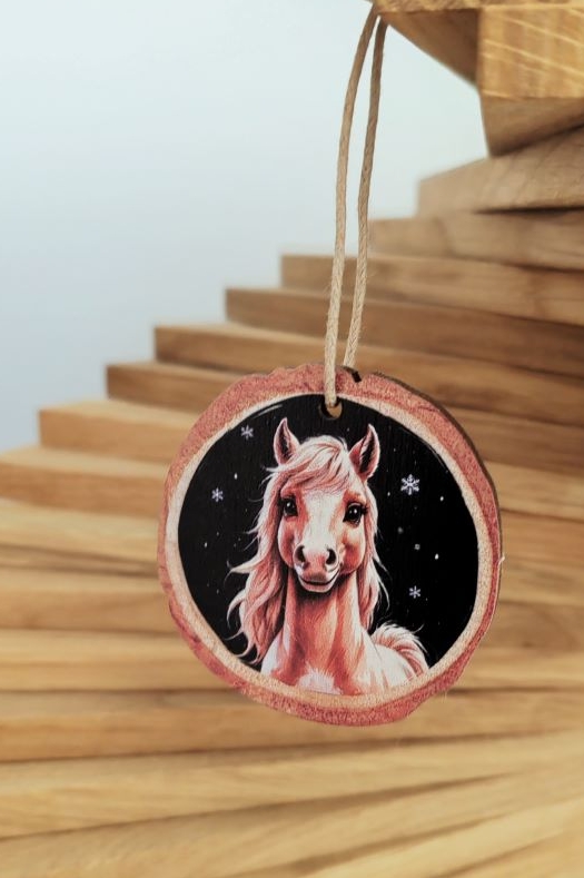 ИГРУШКА "СИМВОЛ ГОДА ЛОШАДКИ" имитация срезов