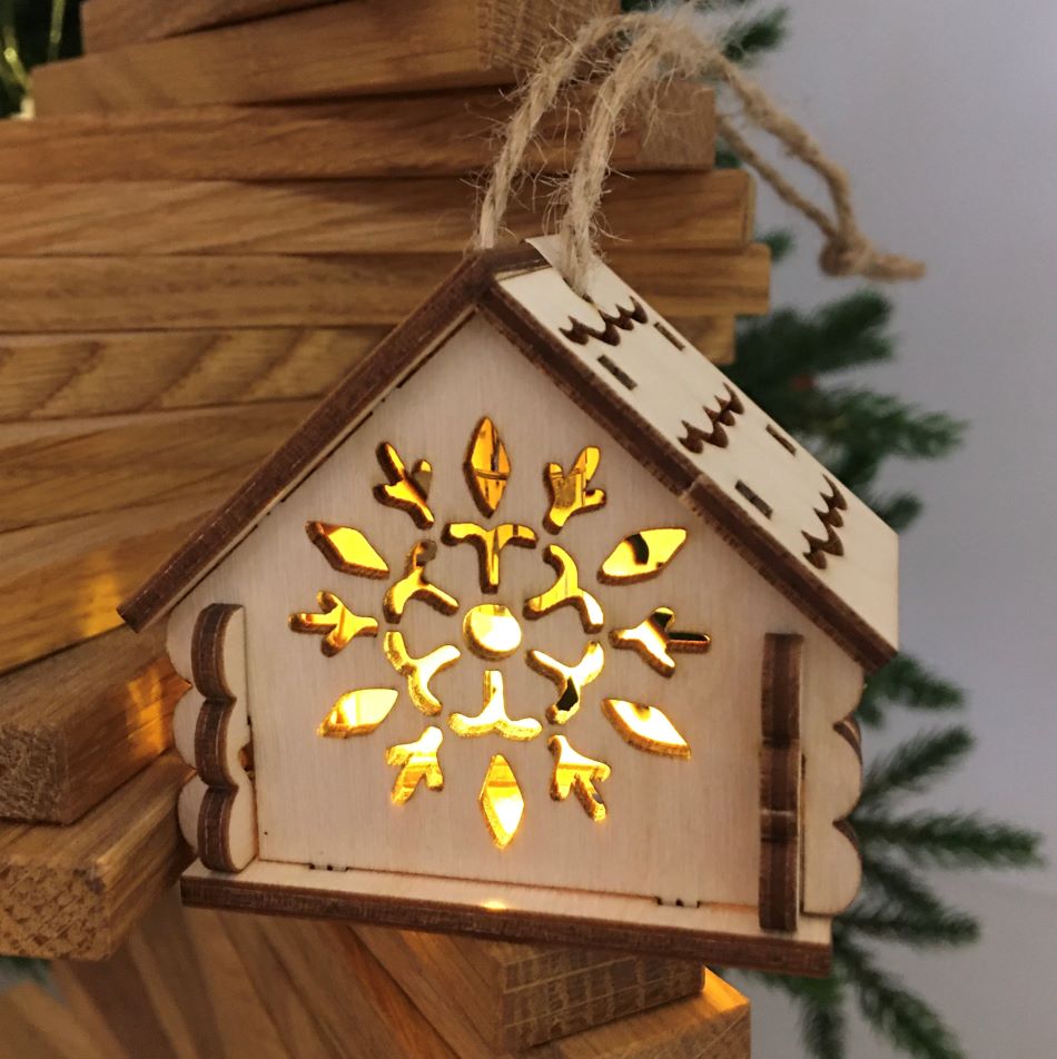 ДОМИК СО СНЕЖИНКОЙ