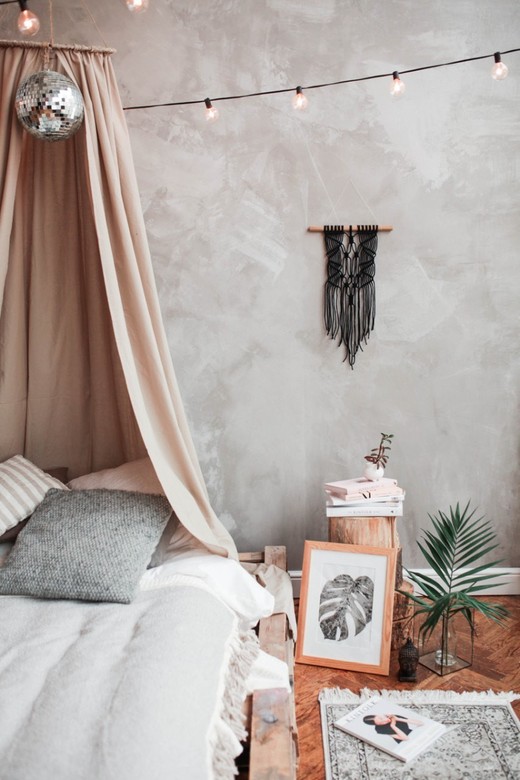 Черное макраме