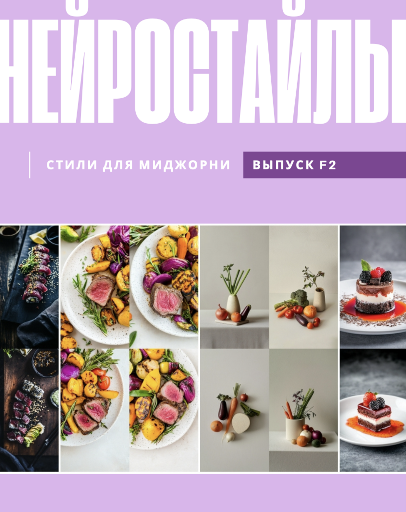 Нейростайлы Фудфото | Выпуск F2