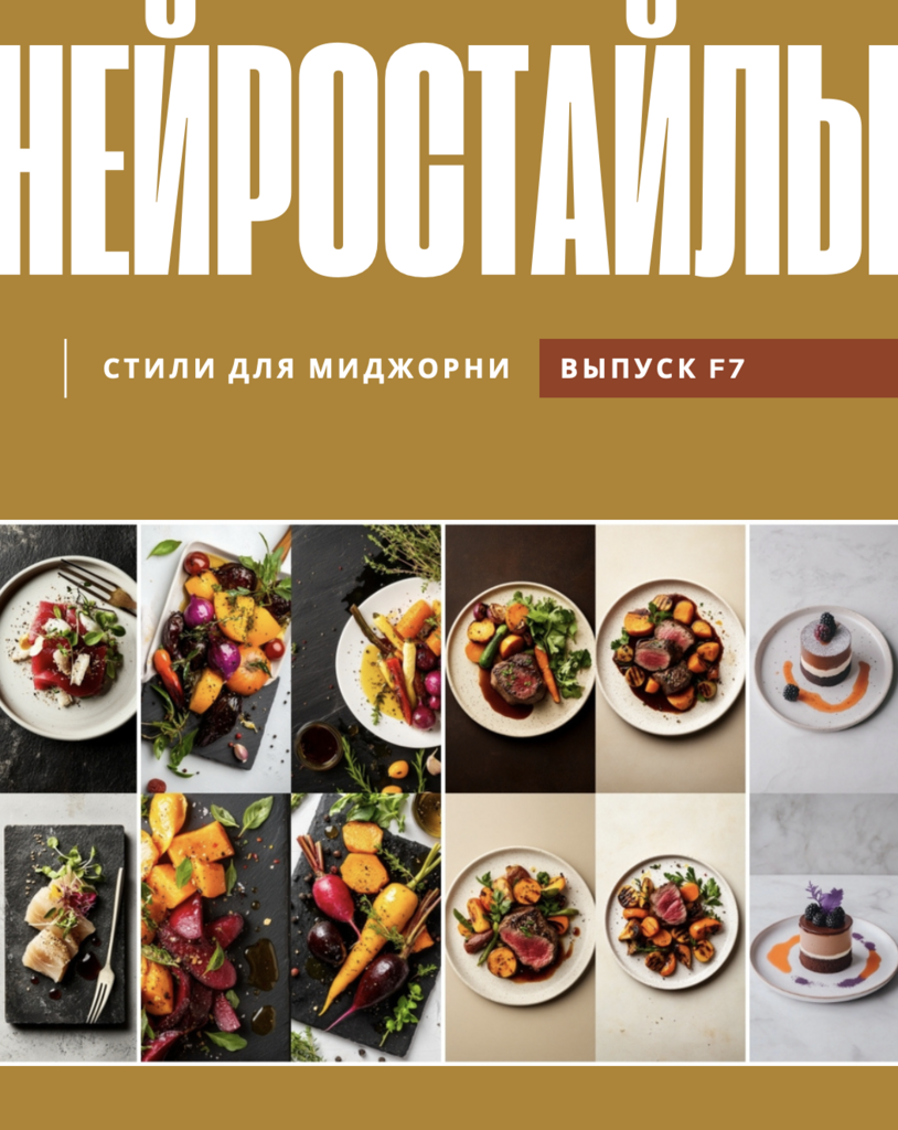 Нейростайлы Фудфото | Выпуск F7