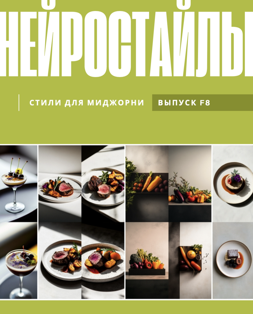Нейростайлы Фудфото | Выпуск F8