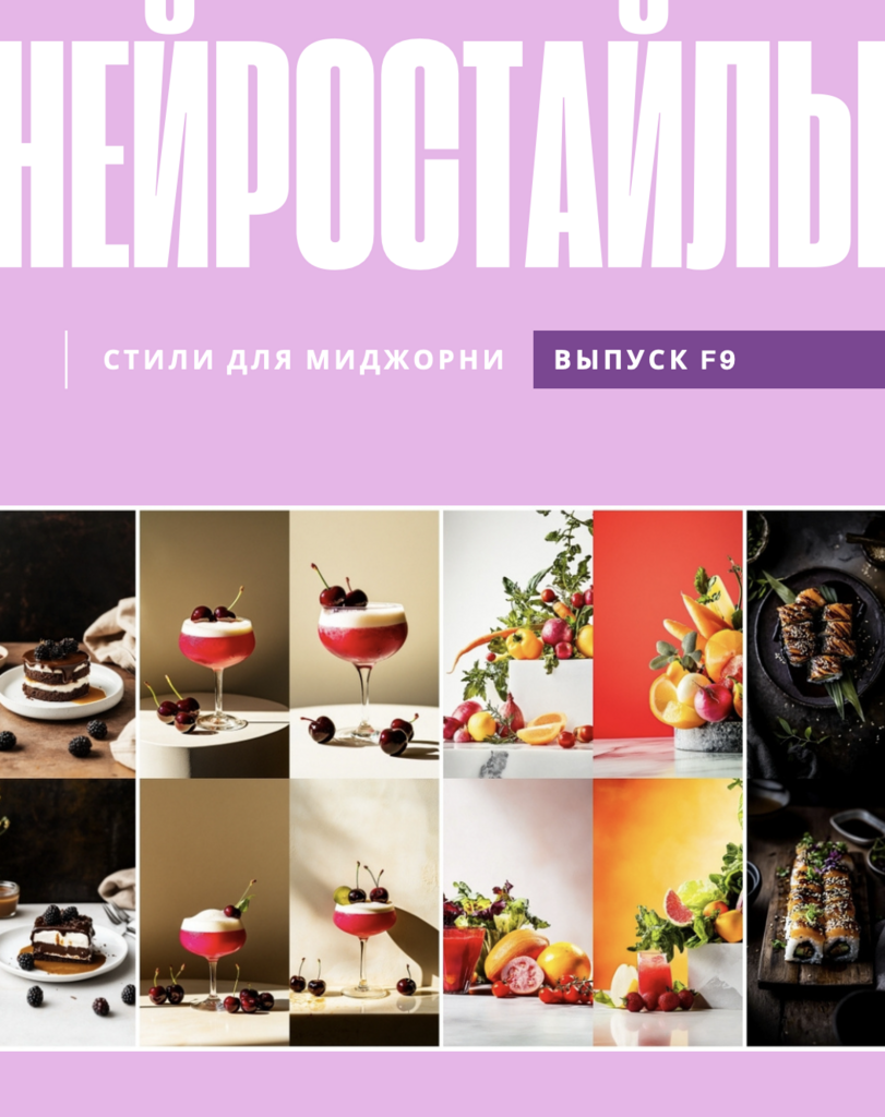 Нейростайлы Фудфото | Выпуск F9