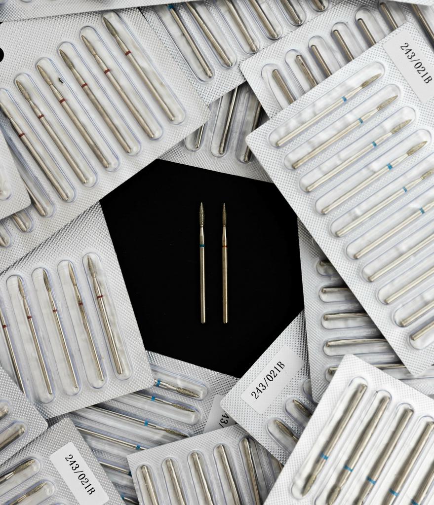 Diamond drill "Flame" RED SOFT