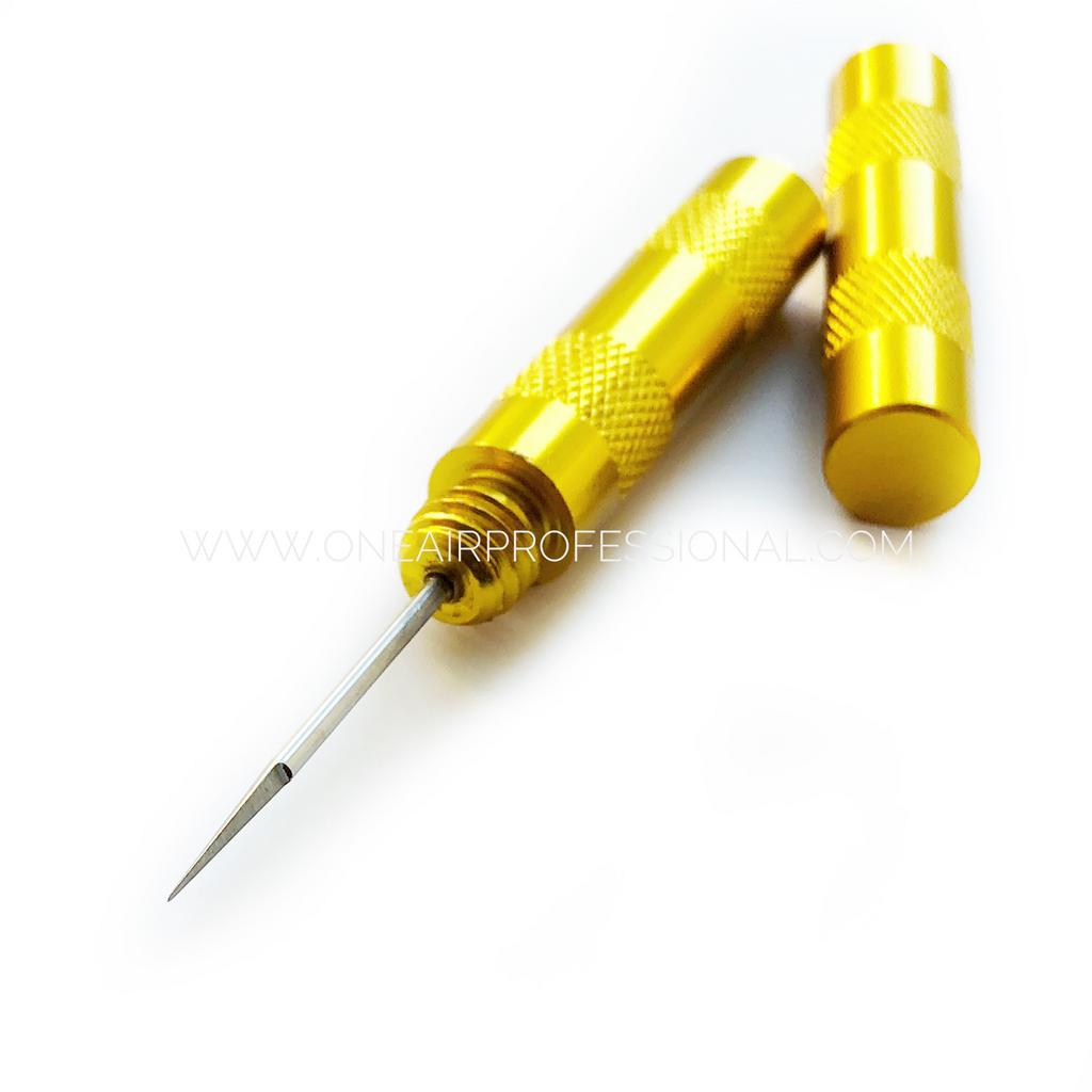 Airbrush nozzle cleaning needle