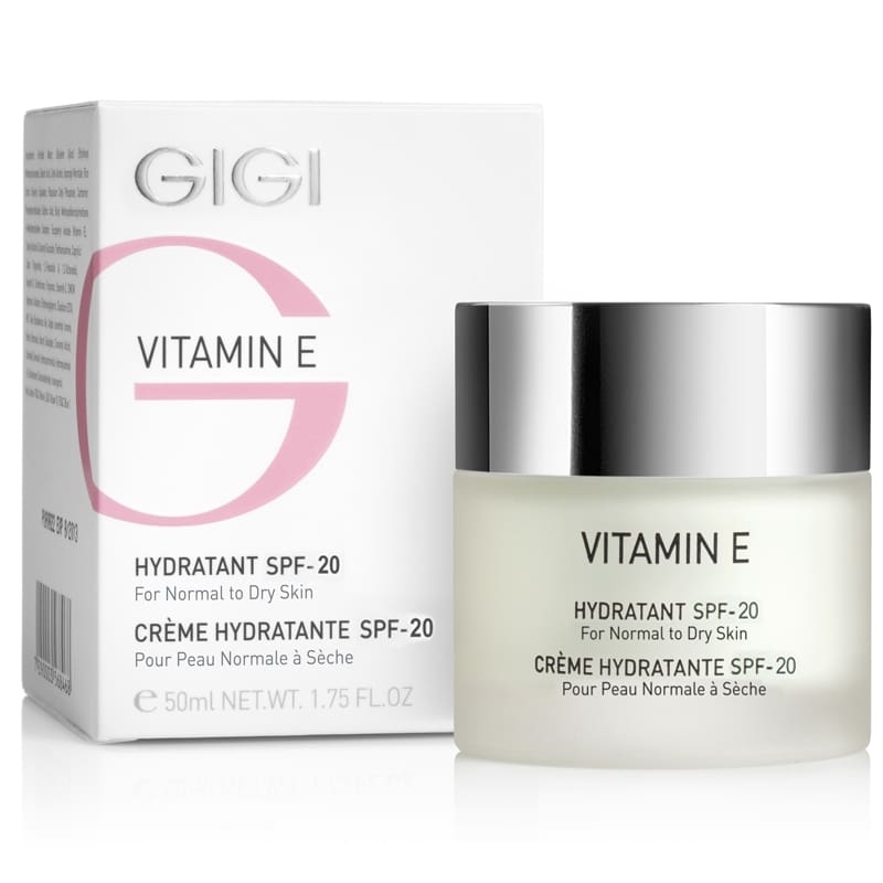 GIGI Vitamin E hydratant SPF-20, увлажняющий крем, for normal to dry skin