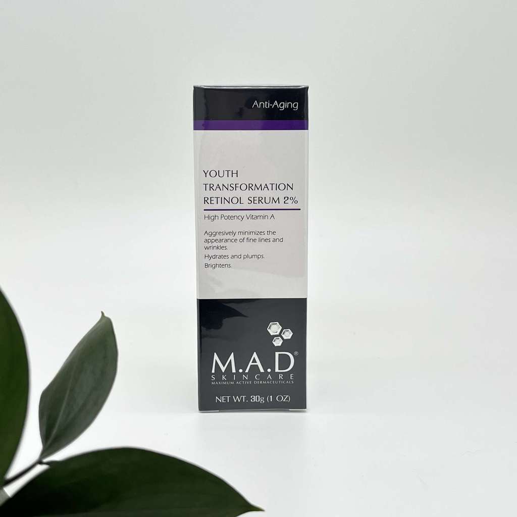 M.A.D SKINCARE Youth Transformation Retinol Serum 2% - Омолаживающая сыворотка с 2% ретинолом 30 гр