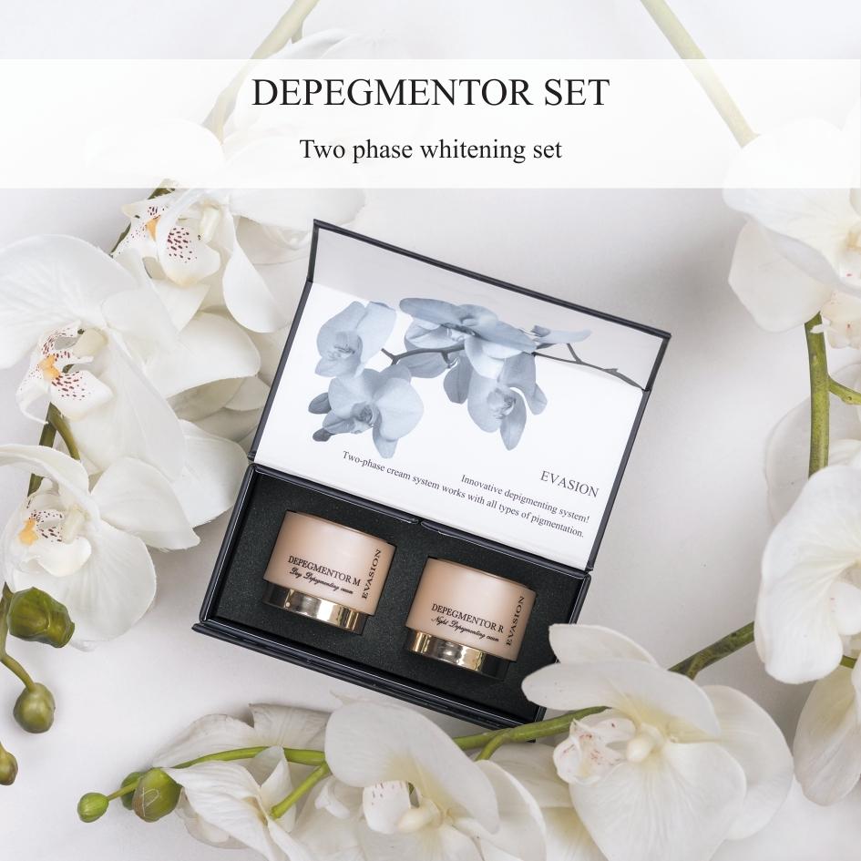 Evasion Depegmentor Set  R+M, крем 3 мл+3 мл от пигментации любой этиологии