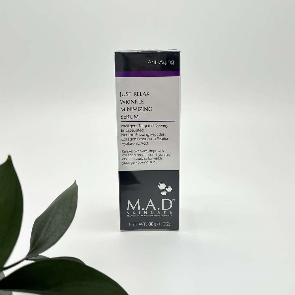 M.A.D. SKINCARE Just Relax Wrinkle Minimizing Serum – Сыворотка с ботулоподобным эффектом, 30 гр