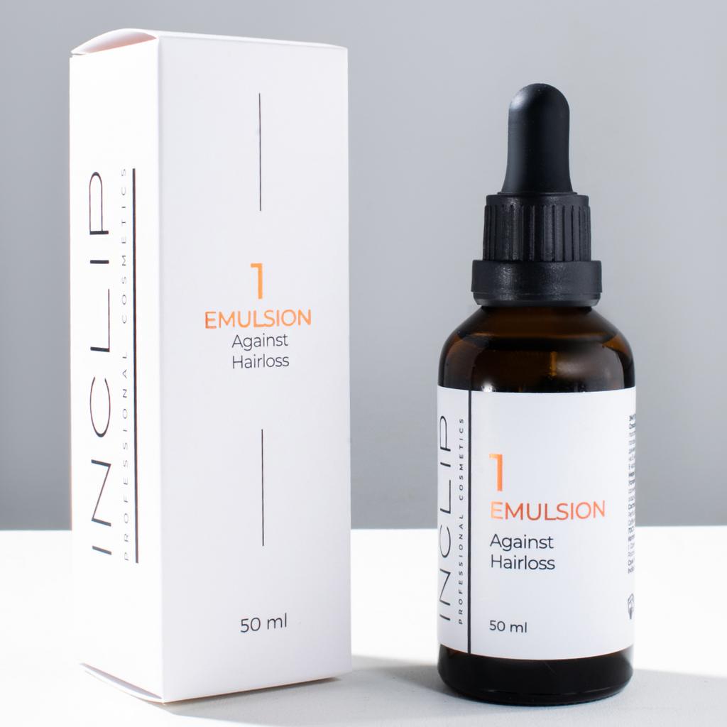 INCLIP №1 Кислородная эмульсия против выпадения волос Inclip, 50 мл