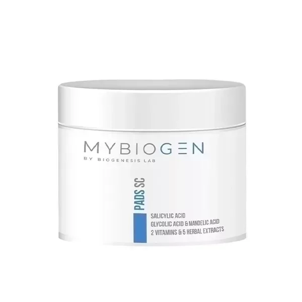 MYBIOGEN PADs Sebum Control ПЭДы с эффектом себорегуляции и обновления кожи  30 шт.