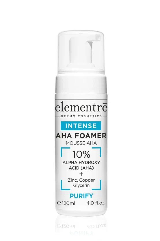 Elementre Очищающая пенка с альфа гидроксикислотами, 120 мл