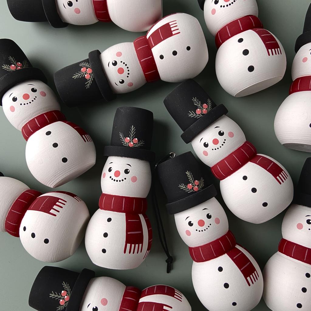 Снеговик, елочная игрушка