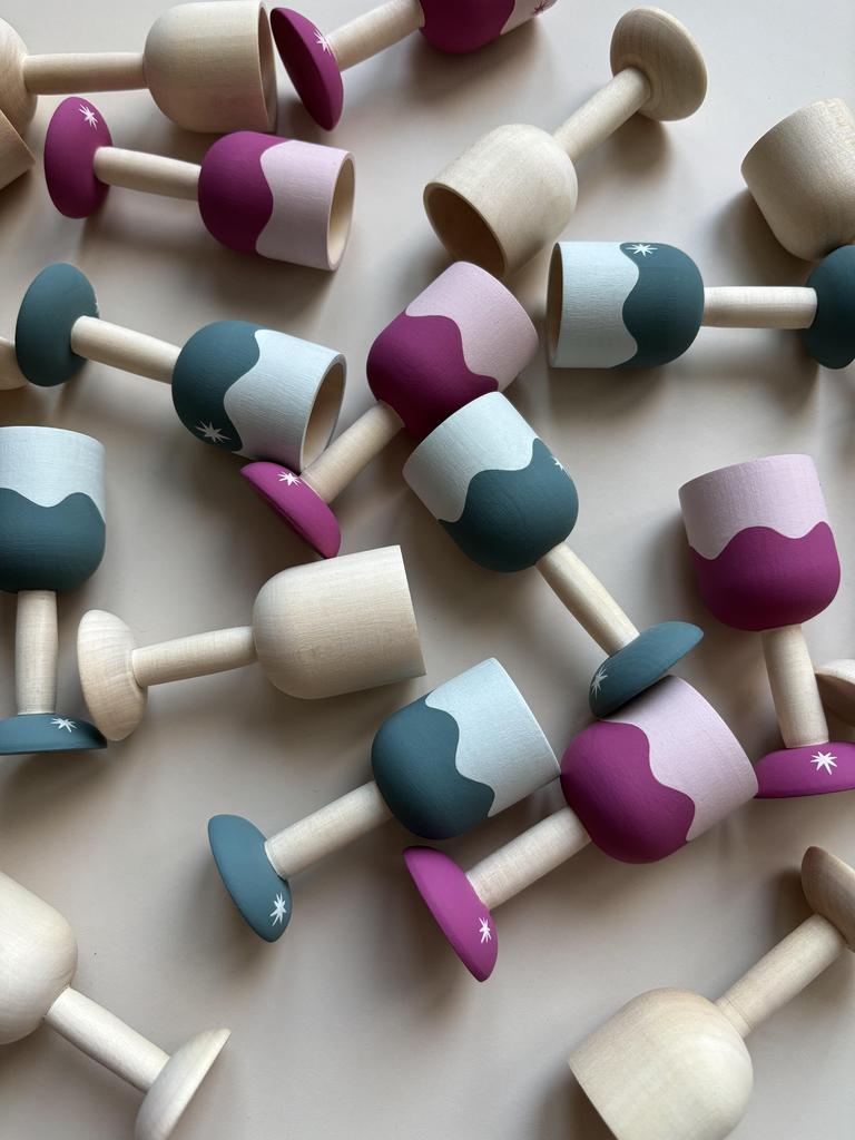 Бокал, елочная игрушка