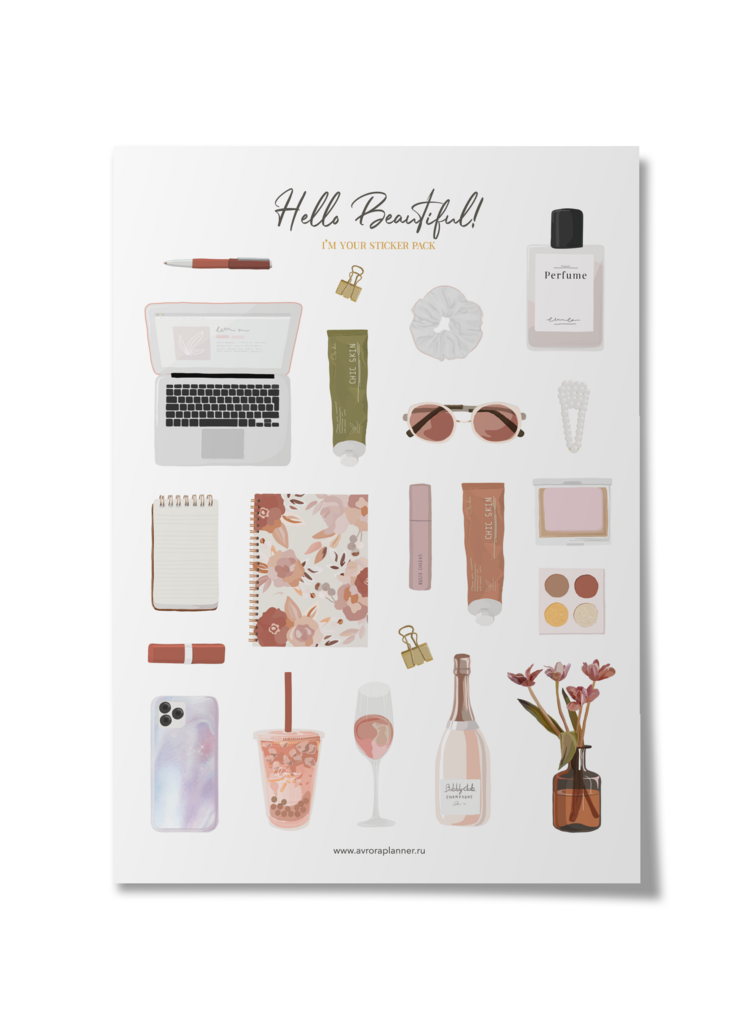 Стикеры Daily routine А6