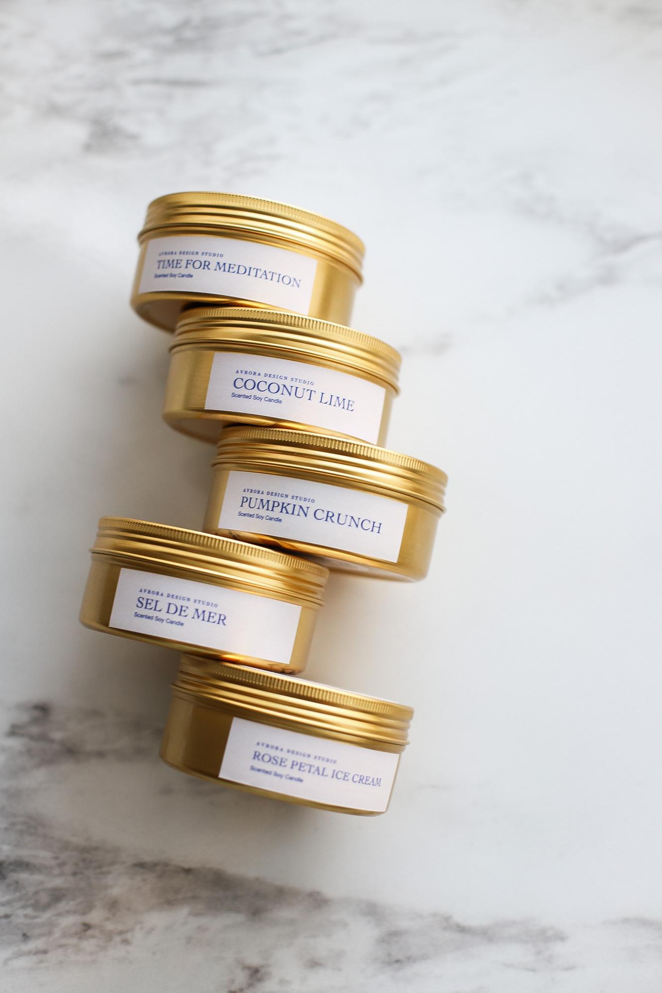 Лимитированная коллекция аромасвечей / 5 ароматов