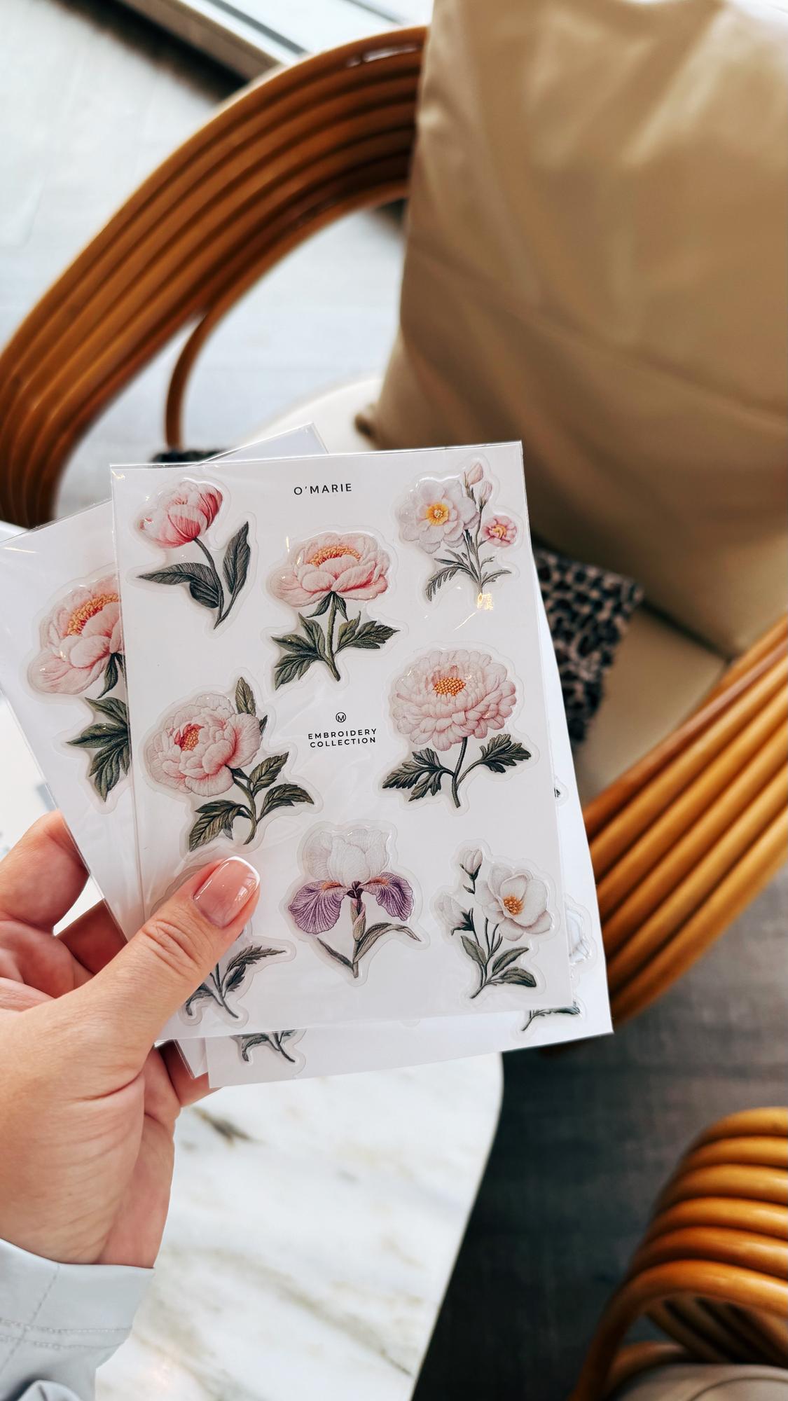 3D Стикерпак из серии "Вышивка"