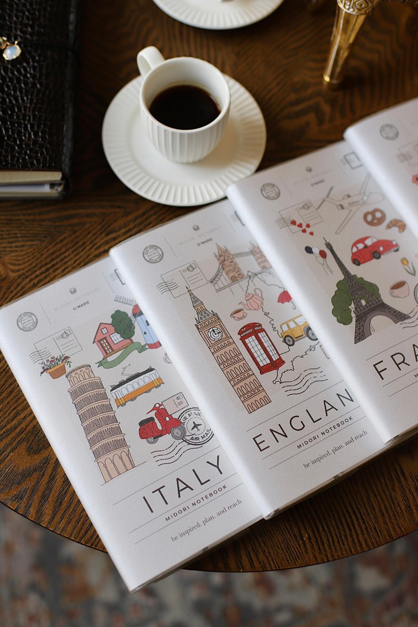 Планер со сменными тетрадями "Страны мира"