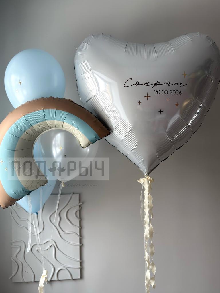 Сет шаров на выписку для мальчика