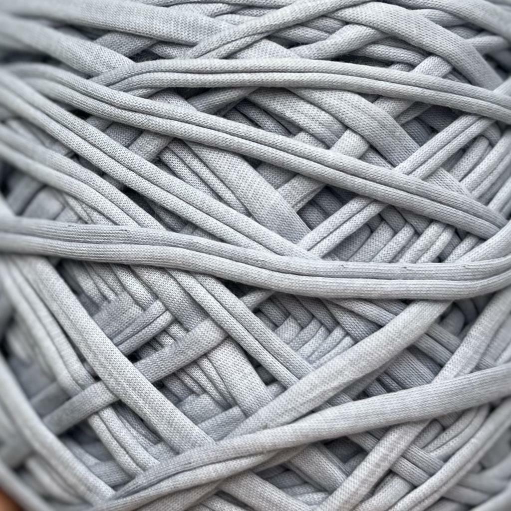 Трикотажная пряжа вторичного производства, 500 гр., цвет "Серо-голубой"