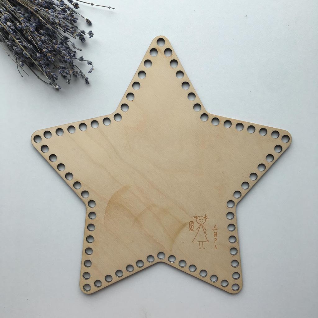 Звезда большая 30х17 см.