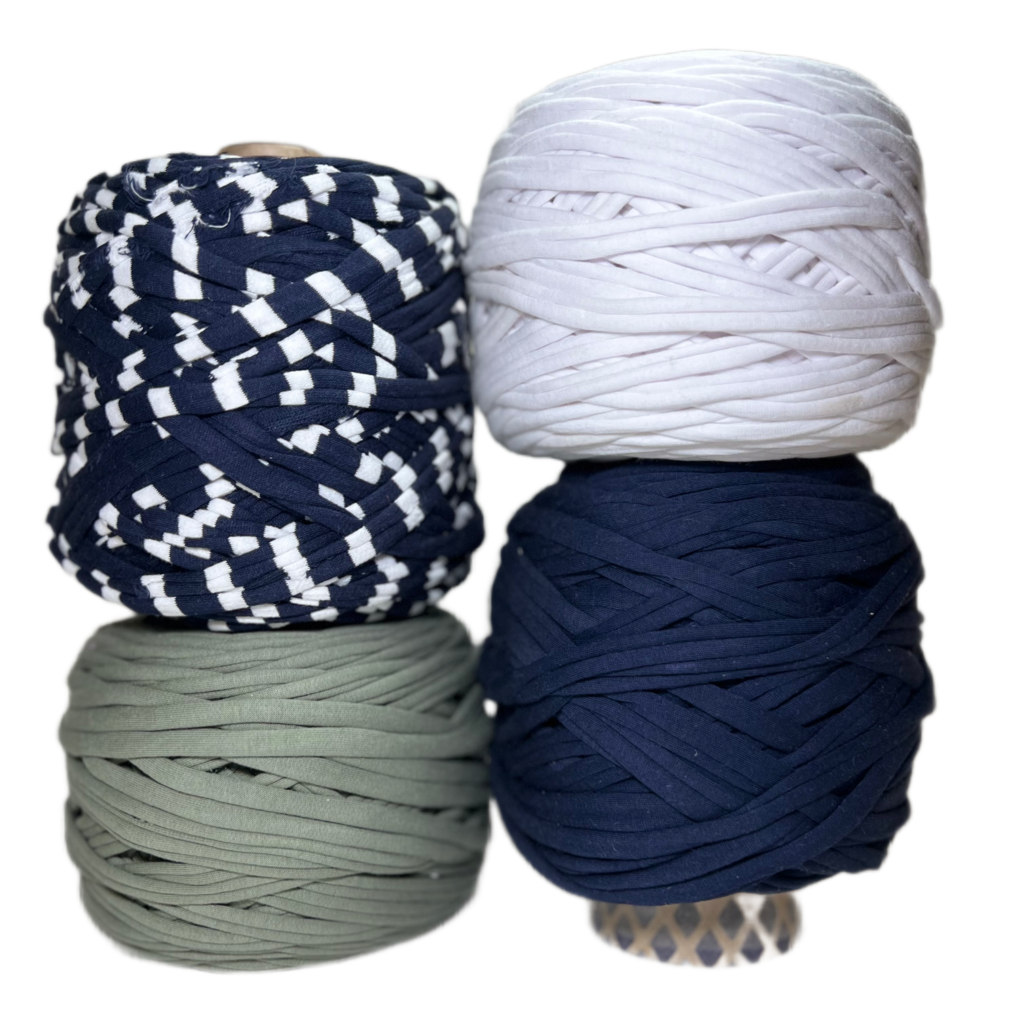 Трикотажная пряжа вторичного производства, 2000 гр., "Набор 3"