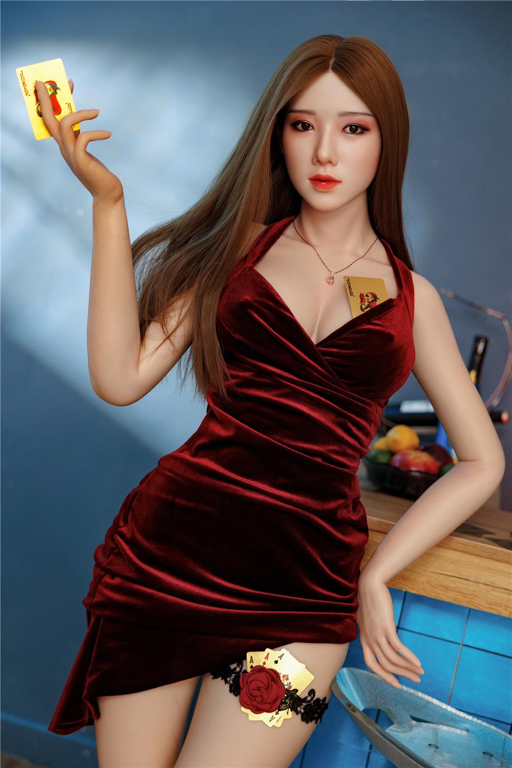 Реалистичная силиконовая / ТПЕ секс кукла JY doll 165 см - Chika