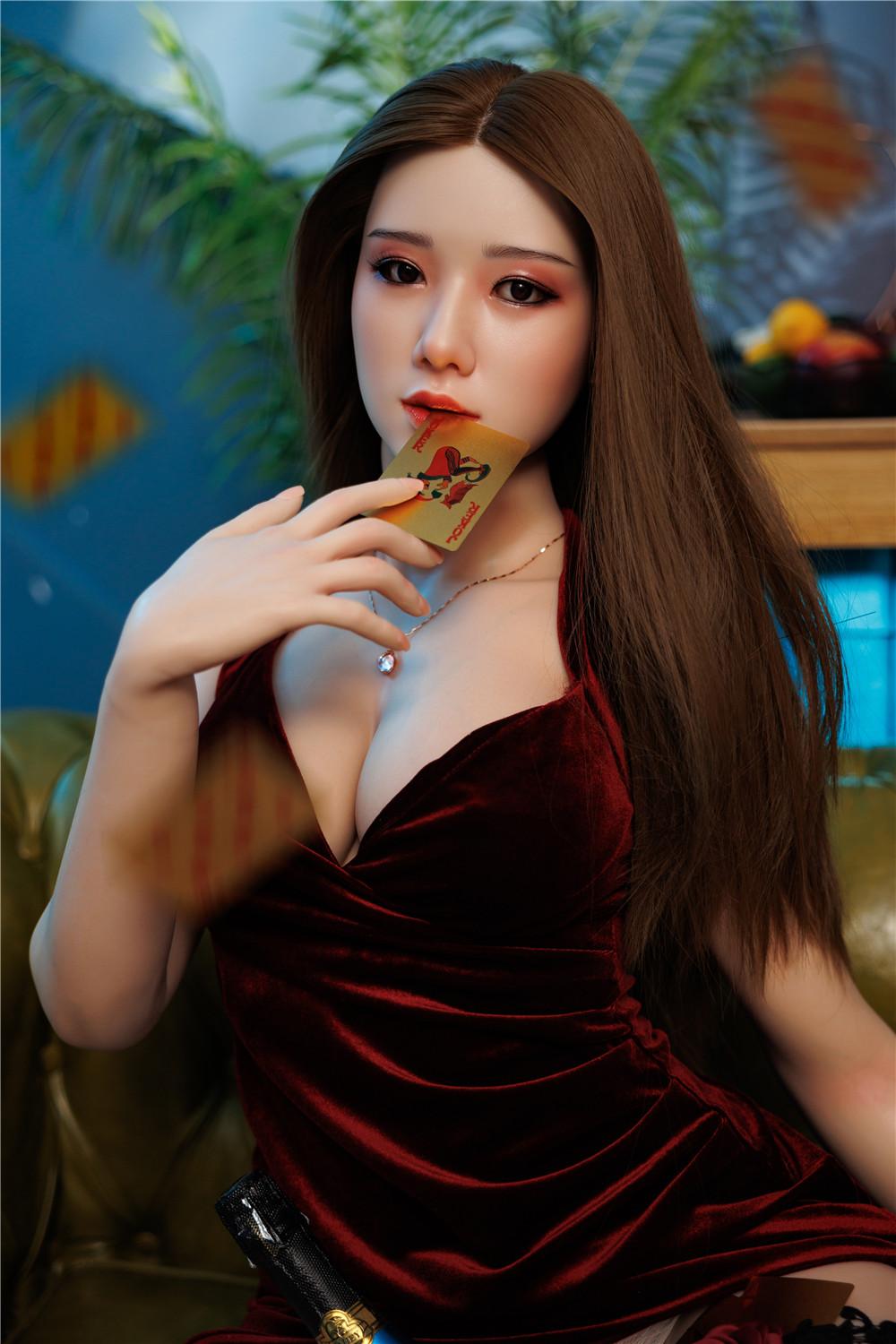 Реалистичная силиконовая / ТПЕ секс кукла JY doll 165 см - Chika