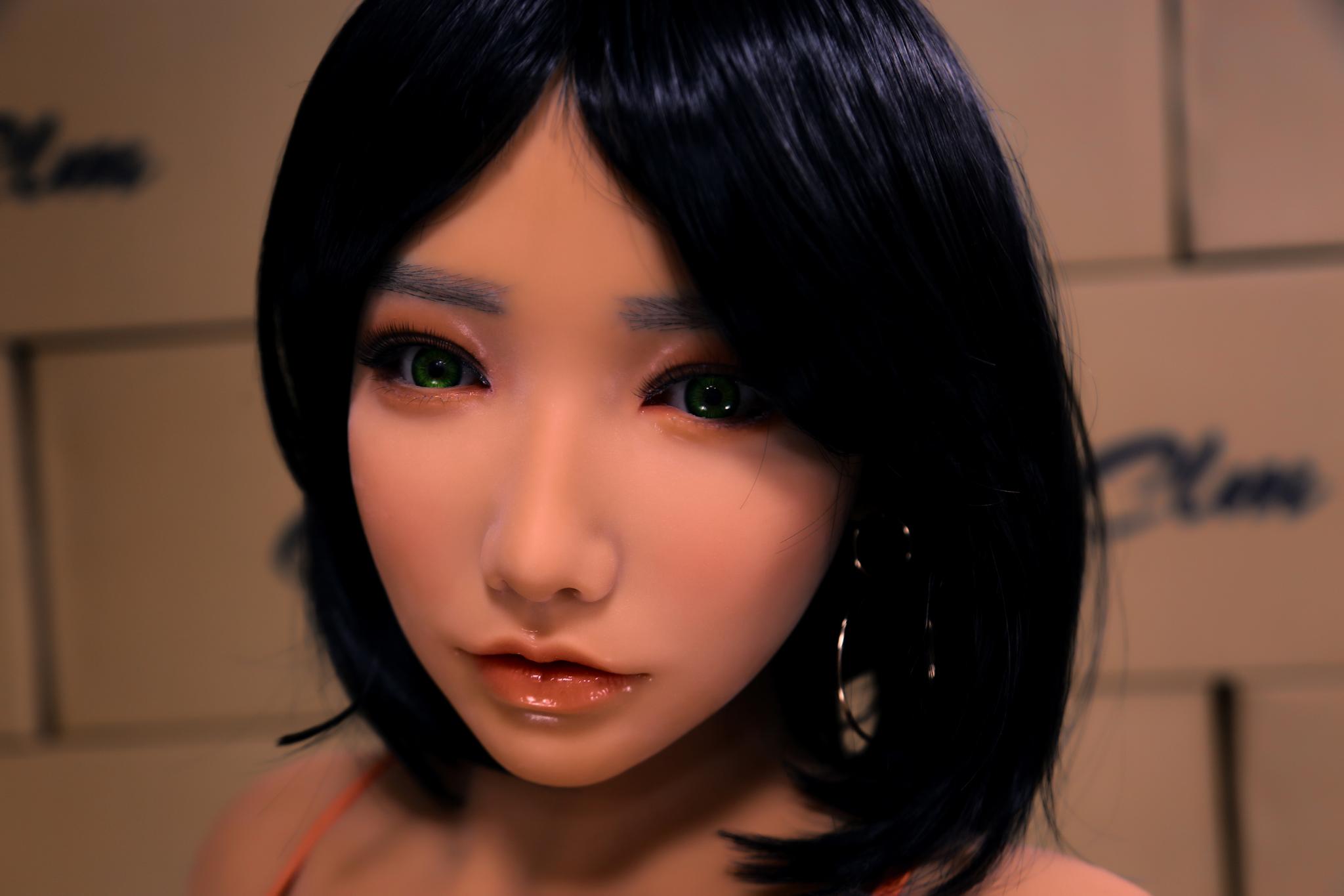 Реалистичная секс кукла Climax doll из ТПЕ с силиконовой головой 158 см - Fudaka
