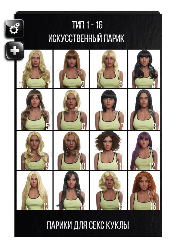 Выбор парика для секс куклы WM dolls