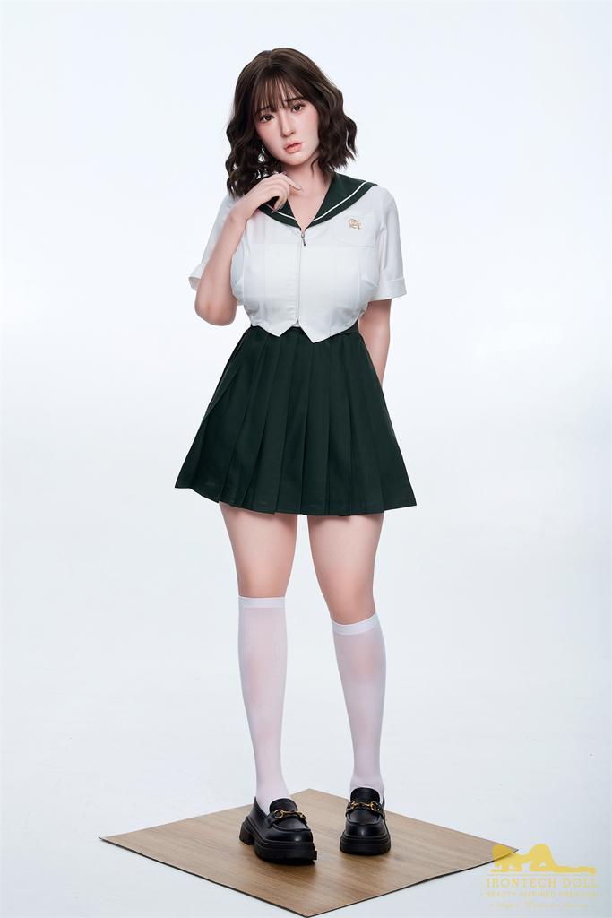 Реалистичная силиконовая / ТПЕ секс кукла  irontech doll 162 см - Inga