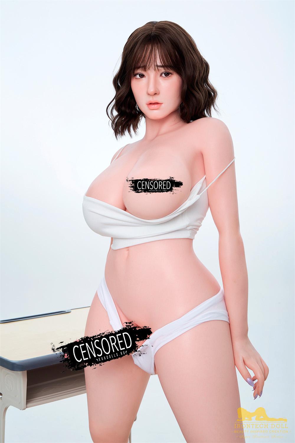 Реалистичная силиконовая / ТПЕ секс кукла  irontech doll 162 см - Inga